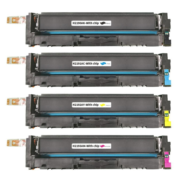 Compatible HP 219A Full Set of 4 Toner Cartridges